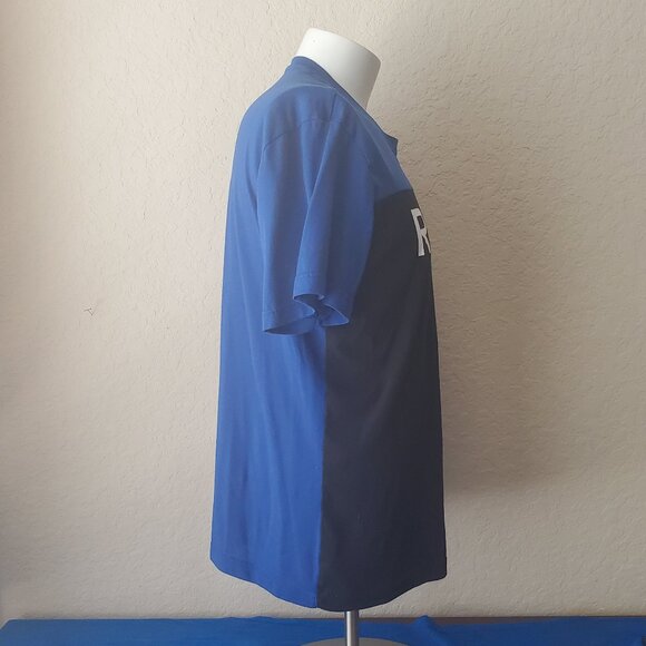 Reebok Blue & Black color block XL shirt - Picture 4 of 6